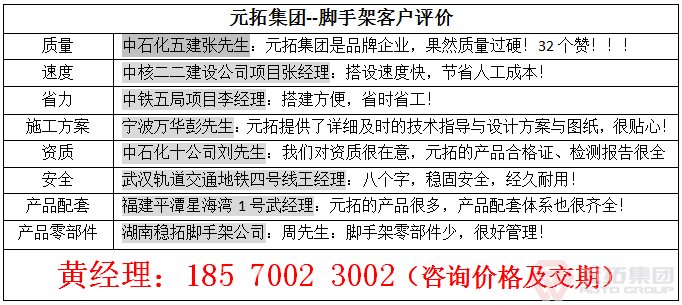 盤扣腳手架怎么核算，2016最新!