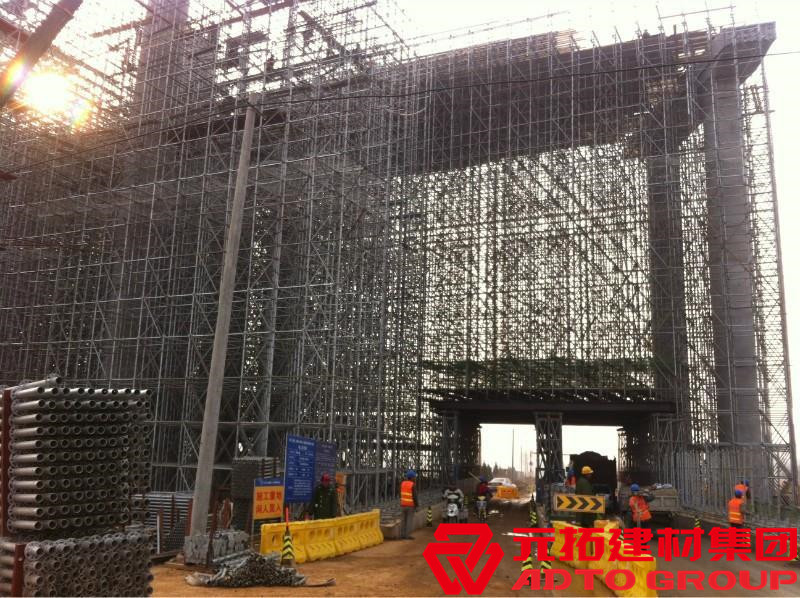 盤扣架數(shù)量計(jì)算難不難，盤扣一噸可以搭多少平？