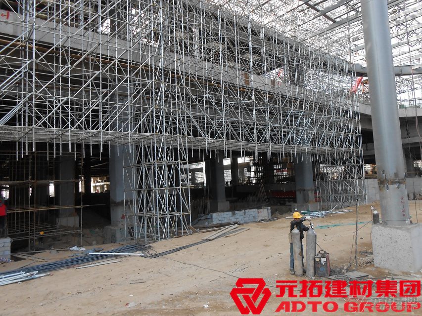 租賃的盤扣式腳手架搭建效率怎么樣？